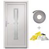 vidaXL Haust&uuml;r Wei&szlig; 98x208 cm PVC
