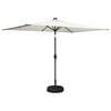 vidaXL Garten Sonnenschirm mit LED-Lichtern 200 x 300 cm Polyester