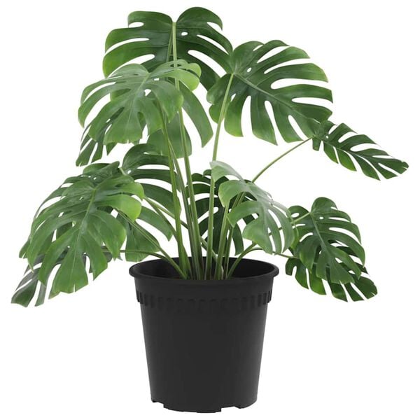 vidaXL Runder Blumentopf 24 pcs Schwarz &Oslash; 17 x 14 cm Kunststoff