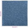 vidaXL Teppich 20 pcs Blau 50 x 50 cm 100% Polypropylen