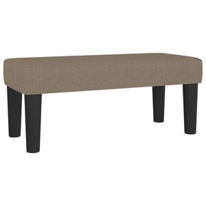 vidaXL Sitzbank Taupe 70x30x30 cm Stoff