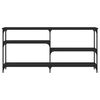 vidaXL Konsolentisch Schwarz 160x29x75 cm Holzwerkstoff