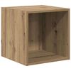 vidaXL TV-Schrank Set Wandmontiert 2 pcs Artisan-Eiche Holzwerkstoff