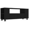vidaXL TV-Schrank Schwarz 120x35x48 cm Holzwerkstoff