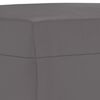 vidaXL Fu&szlig;hocker Grau 70x55x41 cm Kunstleder