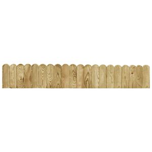 vidaXL Beeteinfassung Gr&uuml;n 120 cm Impr&auml;gniertes Kiefernholz