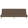 vidaXL Schlafsofa 2-Sitzer Taupe Stoff