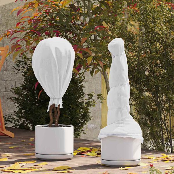 vidaXL Frostschutz-Pflanzen-Vlies Wei&szlig; 20 x 1,6 m Vliesstoff