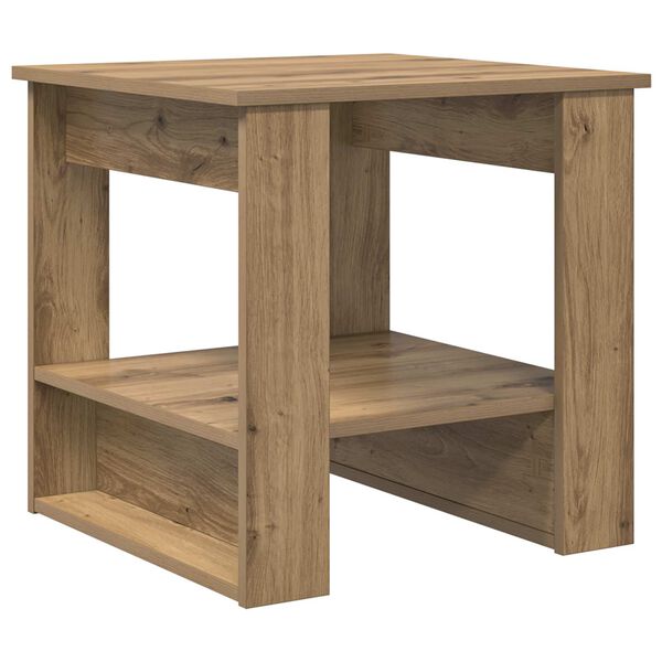 vidaXL Couchtisch Artisan-Eiche 51 x 50 x 50 cm Holzwerkstoff