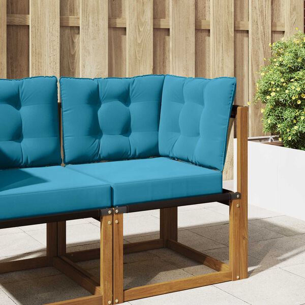 vidaXL Sofakissen f&uuml;r drau&szlig;en 3 pcs K&ouml;nigsblau Polyester