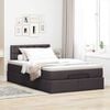 vidaXL Ottoman-Bett mit Matratze Dunkelbraun 120x190 cm Stoff