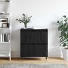 vidaXL Sideboard Schwarz Eichen-Optik 60 x 35 x 70 cm