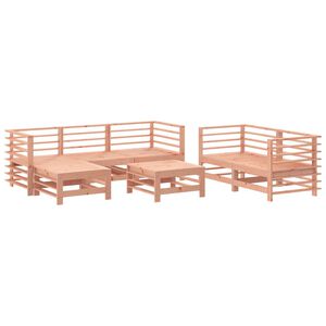 vidaXL 7-tlg. Garten-Lounge-Set Massivholz Douglasie