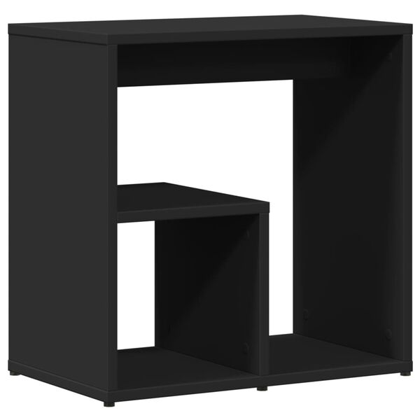 vidaXL Beistelltisch Schwarz 50x30x50 cm Holzwerkstoff