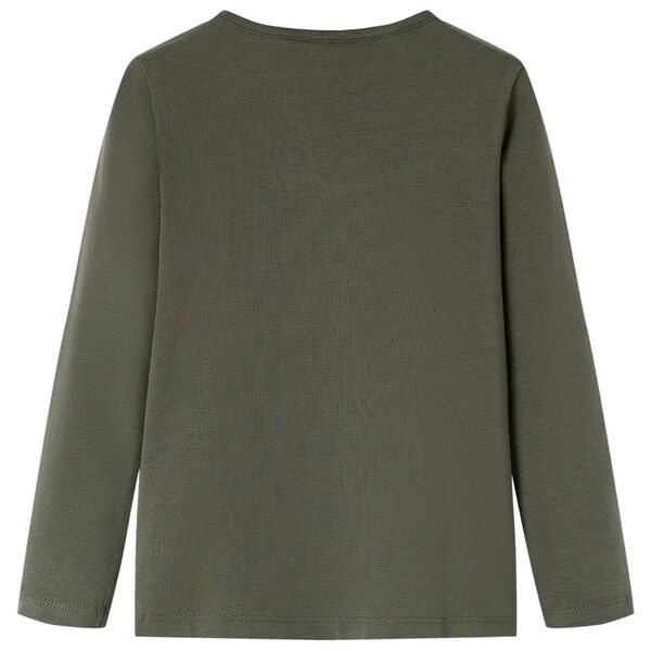 Kinder-Langarmshirt Khaki 104