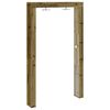 vidaXL Gartendusche 226 cm Impr&auml;gniertes Kiefernholz und Edelstahl