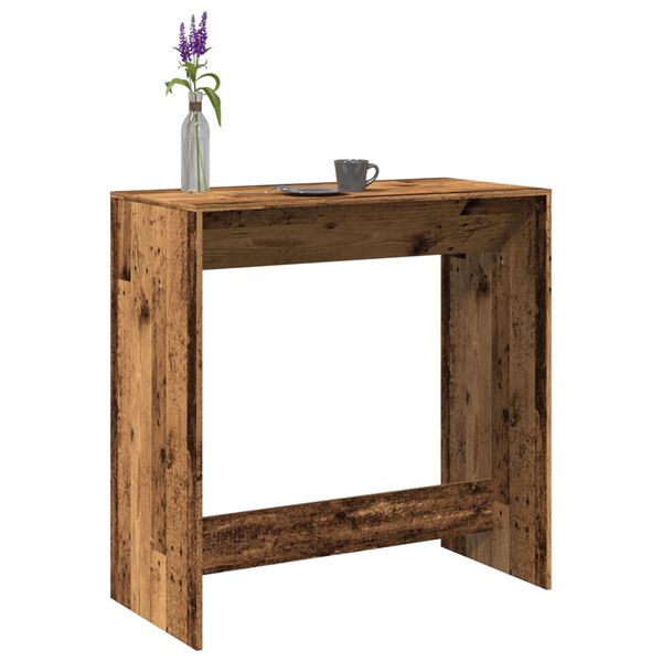 vidaXL Bartisch Altholz-Optik 102x50x103,5 cm Holzwerkstoff