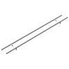vidaXL Schrankgriff 2 pcs Silber 800 mm Edelstahl