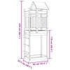 vidaXL Spielturm Braun 85 x 52,5 x 239 cm Massives Douglasienholz
