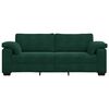 vidaXL 3-Sitzer-Sofa Dunkelgr&uuml;n 220x77x82 cm Samt