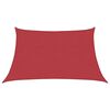 vidaXL Sonnensegel 160 g/m&sup2; Rot 3/4x2 m HDPE