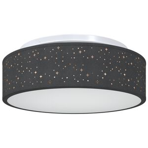 vidaXL Deckenlampe Schwarz 38 x 13.5 cm Stoff