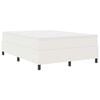 vidaXL Boxspringbett Creme und Wei&szlig; 140 x 190 cm Cordstoff