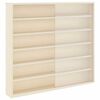 vidaXL Wanddisplay-Case mit Regal Beige 60 x 8,5 x 54 cm Sperrholz