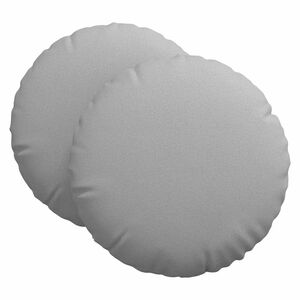 vidaXL Sitzkissen 2 pcs Wolkengrau &Oslash;60 x 21 cm Stoff