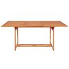 vidaXL 9-tlg. Garten-Essgruppe Massivholz Teak