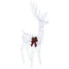 vidaXL 3D Weihnachtsrentier LOVIISA 560 LEDs Kaltwei&szlig; 96 x 40 x 180 cm