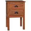 vidaXL Nachttisch 40x35x60 cm Massivholz Teak