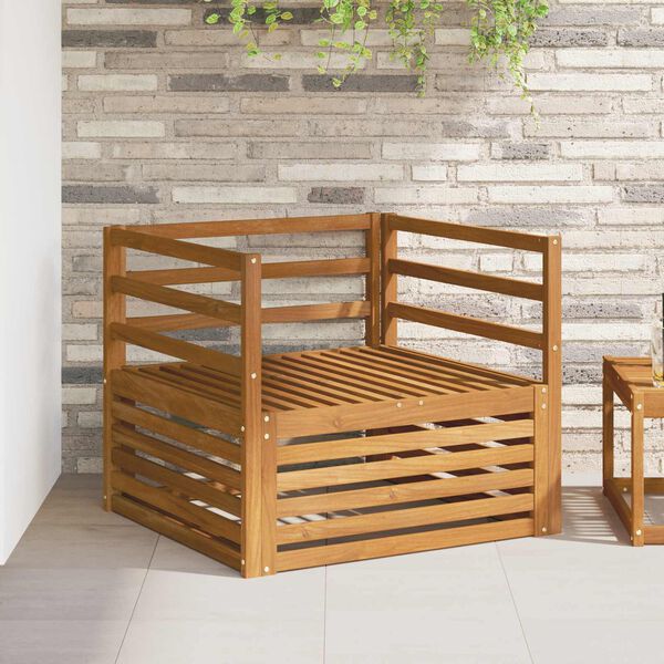 vidaXL 2 St&uuml;ck Sofa mit Armlehnen Natur