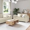 vidaXL Sofa 2 pcs Dunkelgr&uuml;n 219 x 80 x 82 cm Stoff