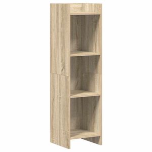 vidaXL B&uuml;cherregal Sonoma-Eiche 30 x 30 x 111 cm Holzwerkstoff
