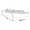 vidaXL Boxspringbettgestell Dunkelbraun 90x190 cm Stoff