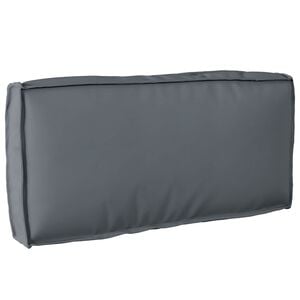 vidaXL Kissen Oxford-Stoff Anthrazit 80 x 40 x 12 cm