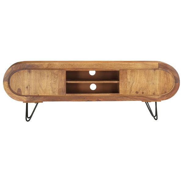 vidaXL TV-Schrank 140&times;30&times;45 cm Massivholz Akazie