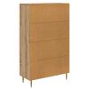 vidaXL Highboard Artisan-Eiche 69,5 x 31 x 115 cm Holzwerkstoff