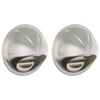 vidaXL L&uuml;ftungsgitter 2 pcs Silber 80 mm Edelstahl