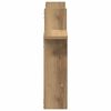 vidaXL Wandregale 2 Stk. Artisan-Eiche 50x12x50 cm Holzwerkstoff