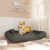 vidaXL Hundebett mit Kissen Dunkelgrau 115x100x20 cm Oxford-Gewebe