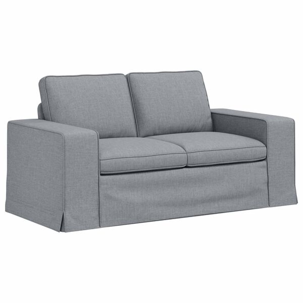 vidaXL Sofa Hellgrau Gesamtabmessungen: 162 x 80 x 82 cm (B x T x H)