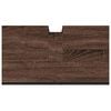 vidaXL Waschbeckenunterschrank Braun Eichen-Optik 60x33x60 cm