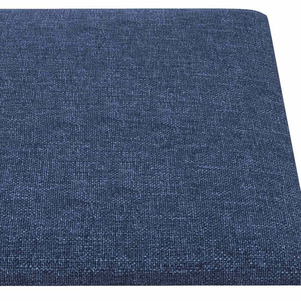 vidaXL Wandkopfteilen 12 pcs Blau 30 x 15 cm Stoff