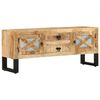 vidaXL TV-Schrank 110x30x45 cm Raues Mangoholz