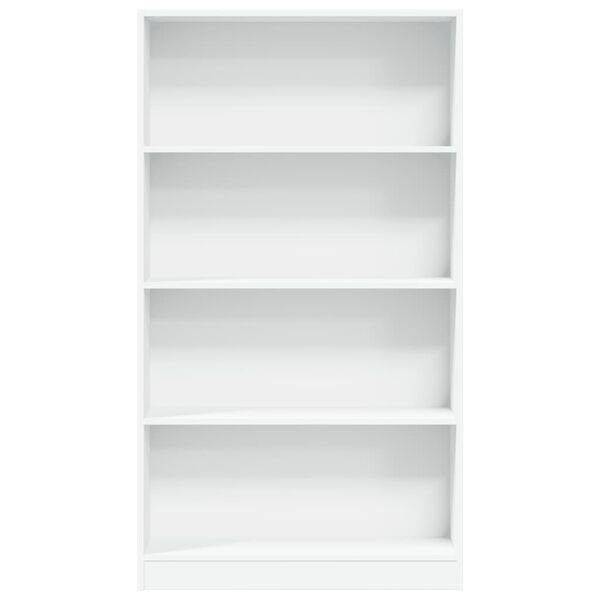 vidaXL B&uuml;cherregal Wei&szlig; 80x24x143 cm Holzwerkstoff