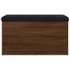 vidaXL Sitzbank mit Stauraum Braun Eiche 82x42x45 cm Holzwerkstoff