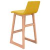 vidaXL Barhocker 2 Stk. Senfgelb Stoff