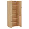 vidaXL Highboard Sonoma-Eiche 69,5x34x180 cm Holzwerkstoff